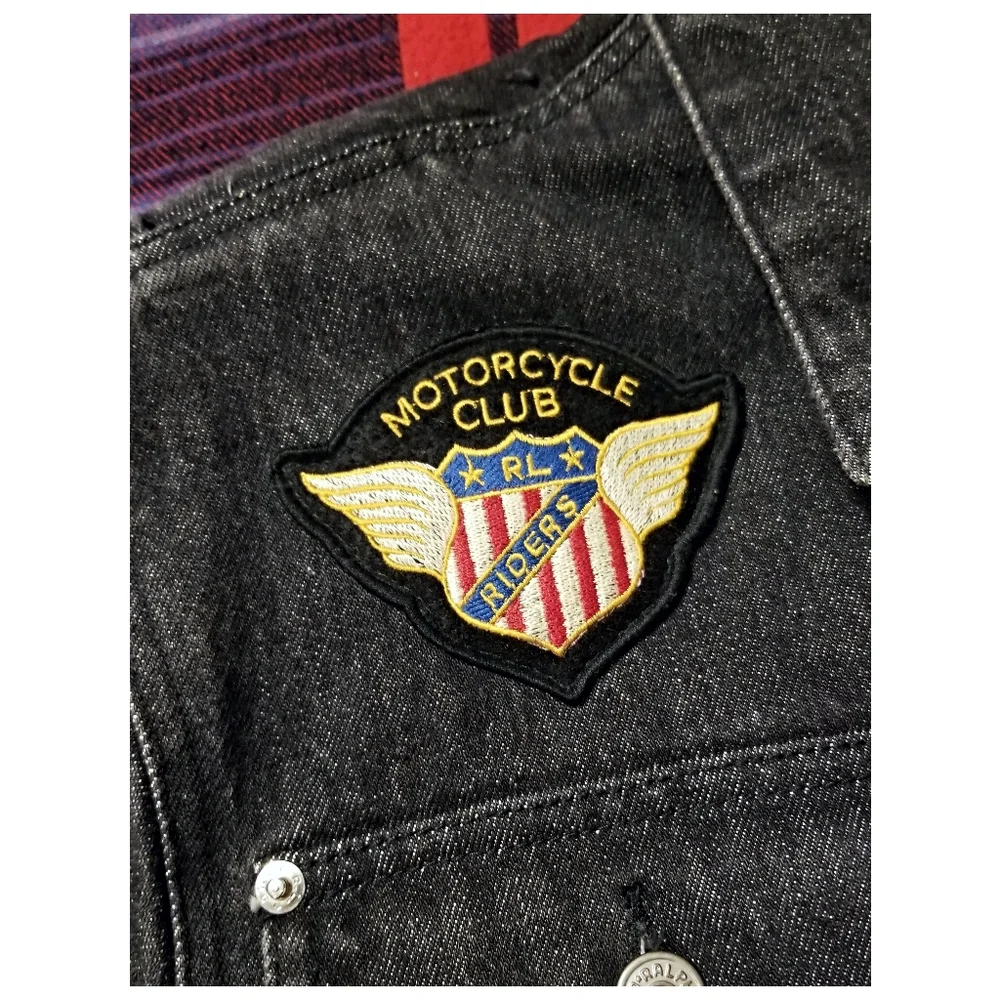 ☆EXTREMELY RARE☆ RALPH LAUREN COUNTRY EMBROIDERED DENIM JACKET- WOMEN SI… - Picture 9 of 10